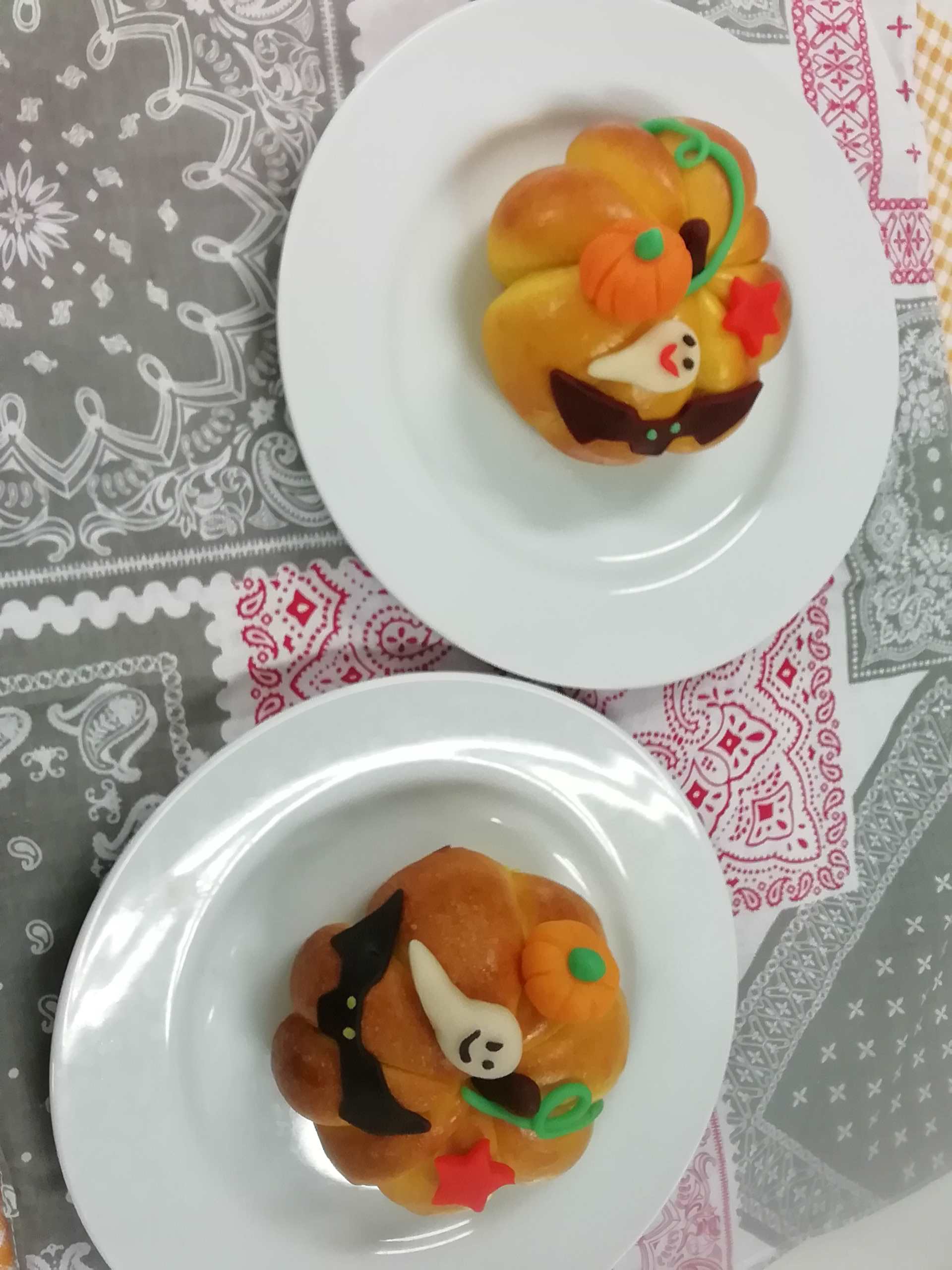 ハロウィンかぼちゃパン