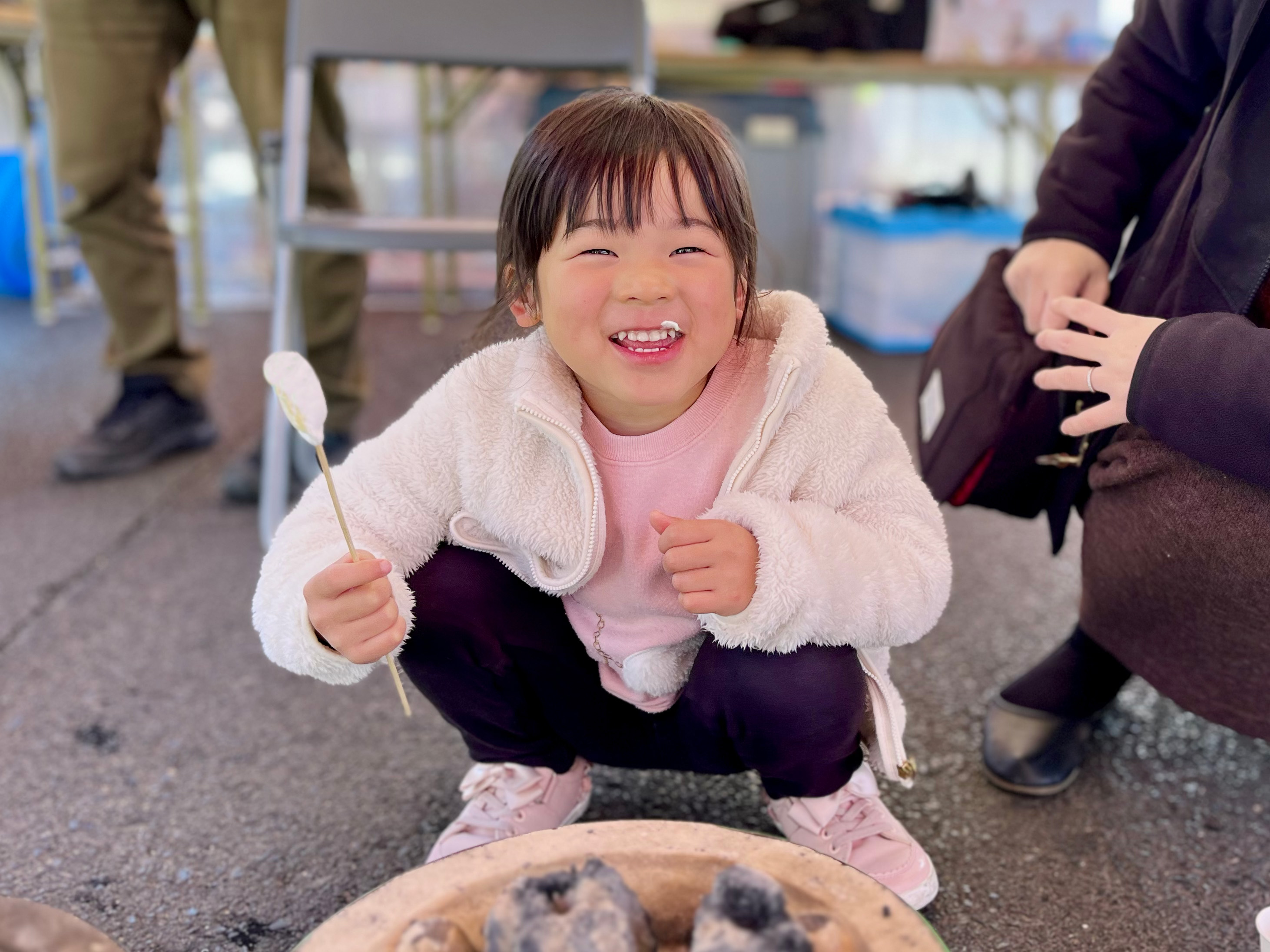 お手軽キャンプ体験～焼きマシュマロ～