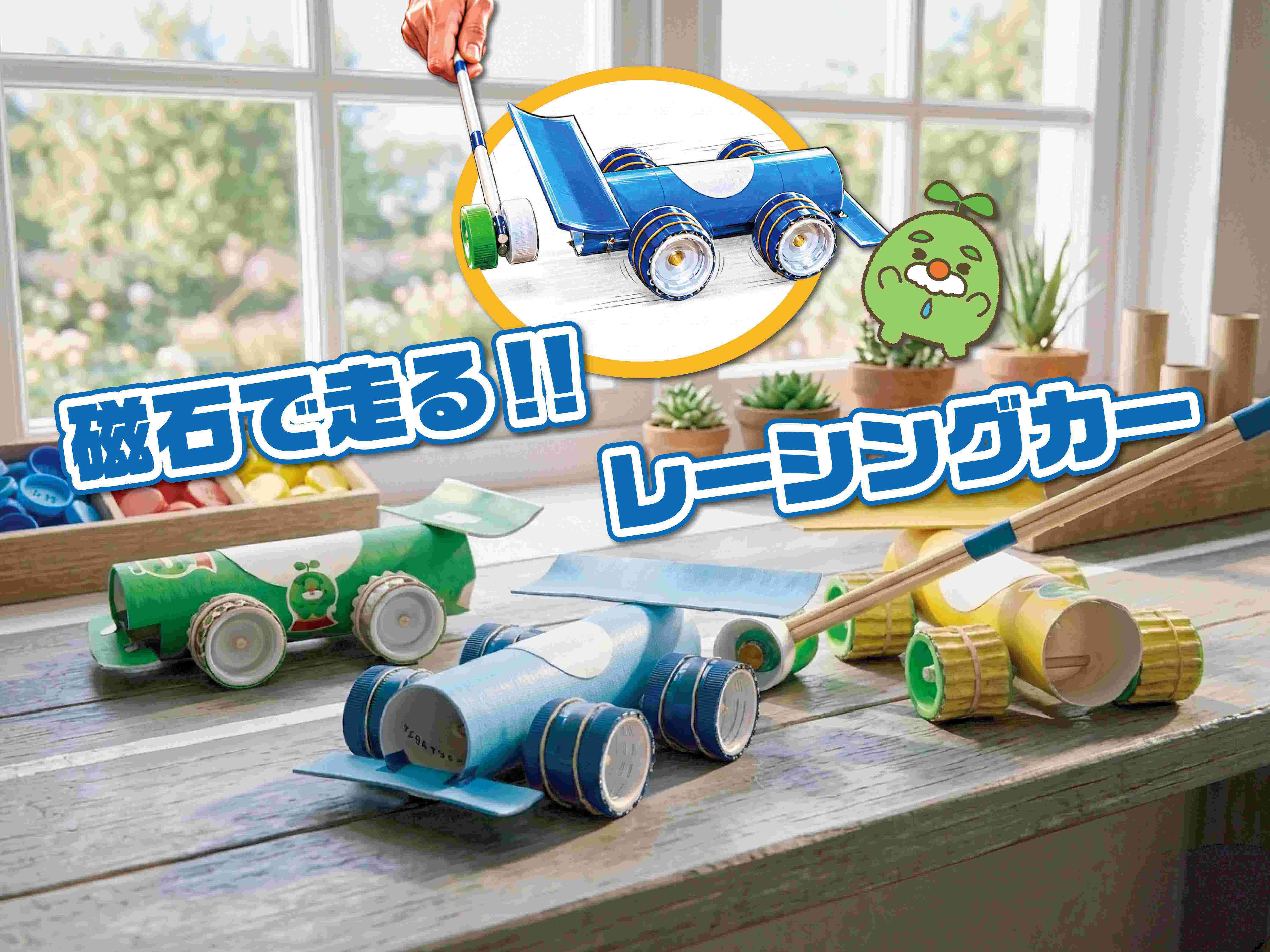 親子で工作！磁石で走るレーシングカー作り